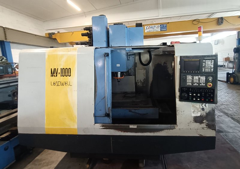 VMC CNC Leadwell MV 1000 JTCsrl used machine tools5