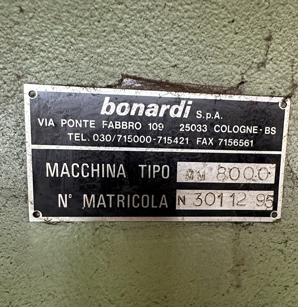 planer miller BONARDI JTCsrl used machine tools11
