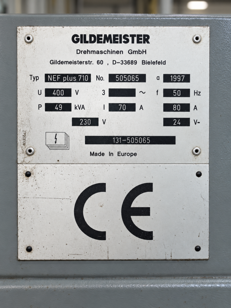 GILDEMEISTER LATHE JTC4