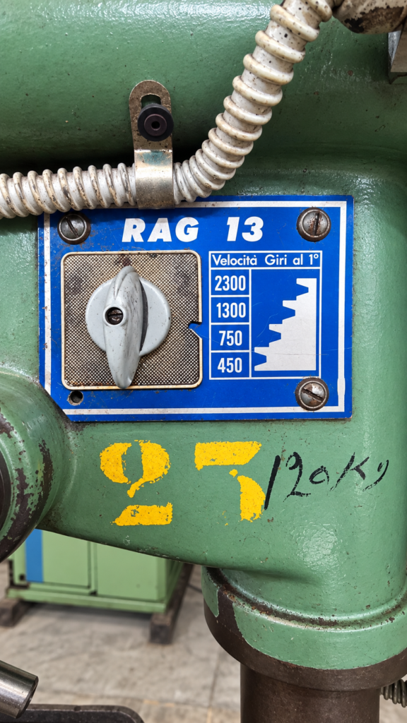 RAG13 pillar drill JTC1